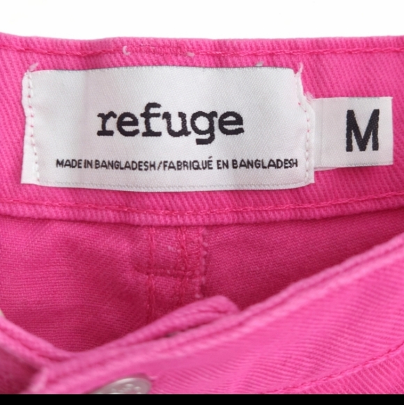 Refuse | Y2K Pink High Rise Cotton Denim Cargo Pants - Picture 5 of 7